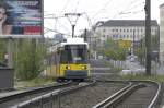 BVG 1005 line 5 - Direction Zingster Straße in Berlin.