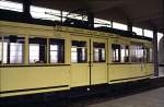 Tw 3325 line 55 of BVG at museum LHB at Salzgitter-Watenstedt, January 1980.