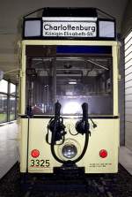 Tw 3325 line 55 of BVG at museum LHB at Salzgitter-Watenstedt, January 1980.