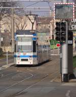 Tram in Heidelberg Germany.