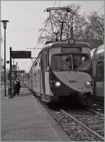 An old rnv - Tram im Heidelberg.