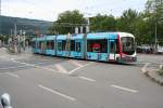 OEG line 5r with OEG RNV6 4125  Rhein-Neckar-Zentrum  on 13.07.2009 in front of Heidelberg main station.