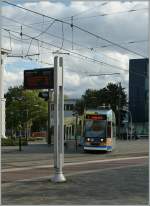 A Rostock-Tram by the Steintor-Stop.