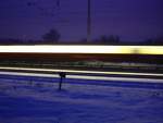 S-Bahn by night.