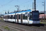 Interloper extra-ordinaire:  on 30 April 2026 SaarBahn tram-train 2002 passes through Neuwied on the heavy tracks on a test ride that will bring her reportedly towards Duisburg via Cologne and Rheinhausen.