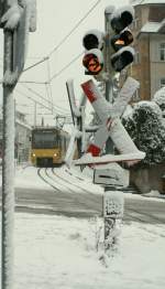 SSB The  Zacke* between Stuttgart Marienplatz and Degerloch.
11.12.2008 