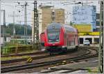 A local train is arriving in Koblenz main station on July 28th, 2012.