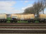 Tank wagon stands in Lage zwaluwe on 17 April 2015.