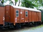 Pwghs 054, an accompanying wagon for goods trains, at Vienenburg, May 30th, 2005.