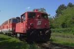 X260.086 stands in ther Heizhaus Strasshof on 21 May 2023. AFter being decommissioned formally as Diesel shunter locos, Class 2060 were sometimes re-registered as X260, X meaning working apparatus. 