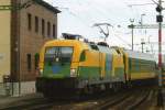 On 28 May 2008 GySEV 1047 501 enters Sopron.