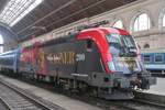GySEV 470 503 stands in BUdapest Keleti on 21 September 2017.