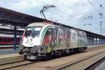 On 11 May 2018, MAV 470 003 runs light in Budapest Keleti.