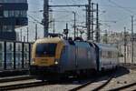 E-locomotive 470 008, photographed near Vienna's main train station.
