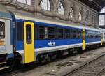 Refurbished Hungarian passenger car, 50 55 20-05 839-5 Bhv, seen at Budapest Keleti Station. May 8, 2026