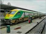 ダブリン・ヒューストン駅の新しいアイルランド鉄道の制御車。<br>2006年10月8日