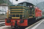 On a freezing 4 June 203, FS D 245 6060 is about to pull an ÖBB Taurus off the EuroCity to Bologna Centrale at B renero.