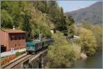 A FS loacal train by Borgo a Mozzano. 20.04.2015