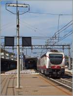 The Trenitalia E 402 106 wiht the FB 9807 from Torino to Lecce in Rimini. 
16.09.2014