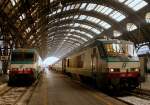 FS E 402 022 and 007 in Milano Centrale.