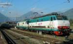 E 444 076 and 402 039 in Domodossola  10.09.2007