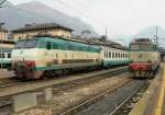 A dirty 444 091 with a EC to Milano in Domodossola. 
06.02.2007