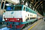 E 444 017 stands at Milano Centrale on 18 May 2008.