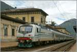 The FS E 464.324 in Domodossola.