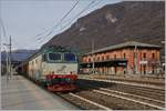 The FS Trenitlia 652 110 wiht a Cargo Train in Premosello.