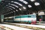 FS Caiman 656 448 with SBB EC to Basel at Milano Centrale on 28 May 2008.
