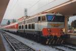 A big thank you for the loco driver of FS E 656 462 with EuroCity TIZIANO (Dortmund Hbf--Basel SBB--Bellinzona--Milano Centrale) is on order! When starting up at Como San Giovanni for the last jump to
