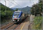 A FS Minuetto ME Ale 501 from Domodossola to Novara by his stop in Vogogna.