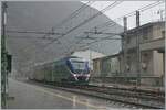 In heavy rain, a Trenitalia ME 501  Minuetto  train passes through the small station at Scilly (Reggio di Calabria–Lamezia Terme line)

18 March 2026