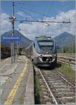 The FS Trenitalia Ale 501 059-1 (94 83 3501 059-1 I-TI) is waiting in Domodossola for departure to Novara.

June 17, 2026