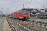 With the FS Trenitalia BTR 813 (Flirt 3) through the Aosta Valley: This journey begins in Chivasso.