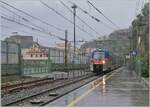 A FS Trenitalia ETR 104 train arrives at Scilly station on its way to Reggio di Calabria. The charming old town of Scilly is partially visible in the background.

March 18, 2026