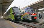Two FS Trenitalia ETR 104 trains are parked at Palermo Centrale station, one in the original livery and the other in the new FS Regional livery.

March 5, 2026