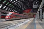 The new Trenitalia ETR 400 Frecciarossa 1000 in Milano Centrale.