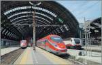 The new Trenitalia ETR 400 Frecciarossa 1000 in Milano Centrale. 
22.06.2015