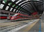 The FS ETR 400 (Frecciarossa 1000) in Milano Centrale. 
22. Juni 2015