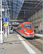The FS Treniatlia ETR 400 031 arrived in Lyon Perrache from Paris Gare de Lyon.