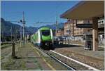 The Trenord ETR 421 036 (94 83 4421 836-7 I-TN) comming from Milano is arriving at Domodossola.