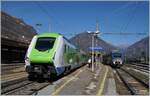 Rock und Minuetto: the Trenord ROCK ETR 421 034 (UIC 94 83 4421 034-2 I-TN) and in the background the FS MINUETTO Ale 502 016-8 (UIC 94 83 4 502 016-8 I-TI).