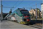 The Trenord ETR 425 033 to Milano Garibaldi in Gallarate.