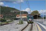 The Trennord ETR 425 033 and 032 are arrived at the Porto Ceresio Station.