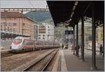 A FS Trenitalia ETR 610 on the way to Geneva in Vevey.
