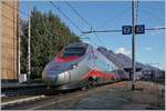 A FS Trenitalia ETR 610 on the way to Geneva in Premosello.