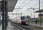 The FS Trenitalia ETR 700 011 (ex Fyra) is the Frecciarossa 8802 from Ancona to Milano; now in arriving at Parma.