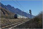 A Trenord local train on the way to Domodossola by Premosselo.