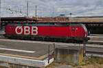 ÖBB locomotive 1293 051-9 was uncoupled from its train at the station Verona Porta Nuova.
